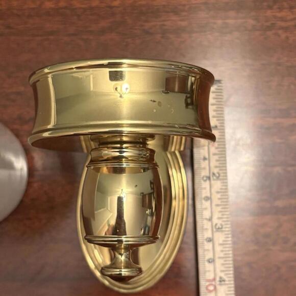 Ralph Lauren Home Brass Wall Mounted Cup Holders Engraved RALPH LAUREN - Picture 15 of 15